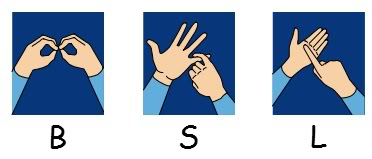 BSL in sign language