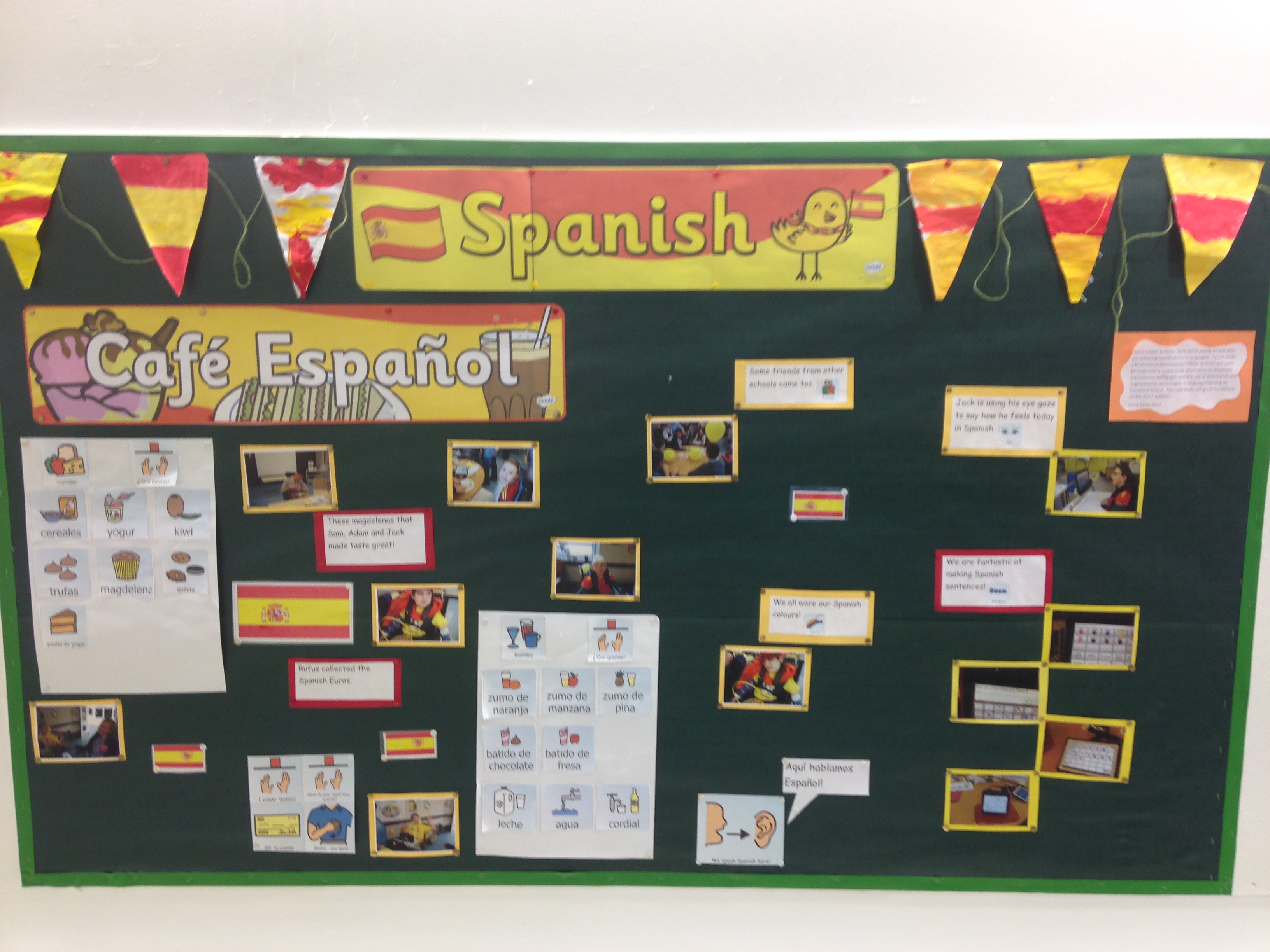 Spanish poster display
